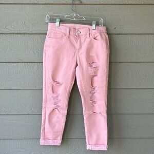 A.N.A Pink Distressed Women's Jeans